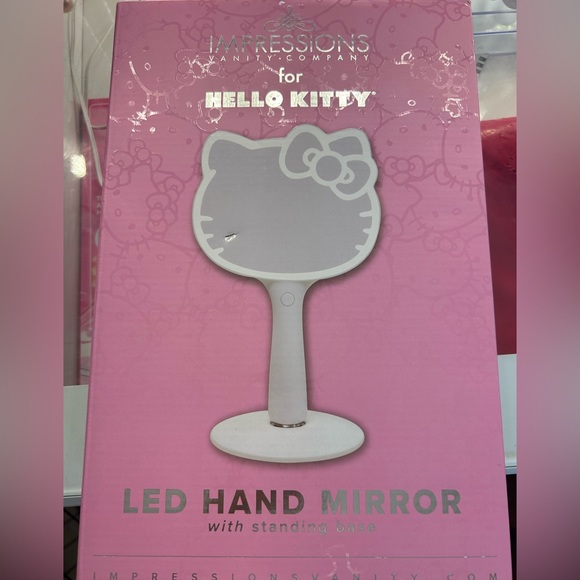 Hello Kitty Other Hello Kitty Led Handheld Makeup Mirror With Standing Base Poshmark